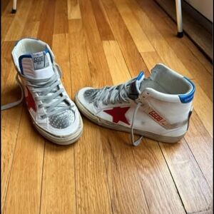 Golden Goose Women’s 2.12 White Hightop Sneakers (Size 37)